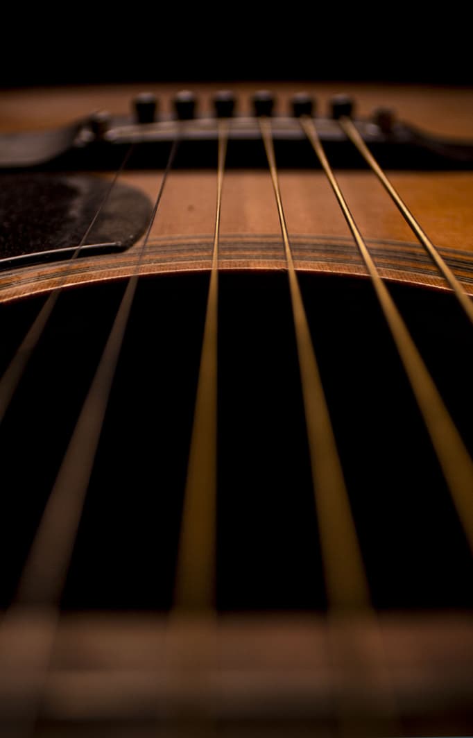 guitar strings at Laconia concert