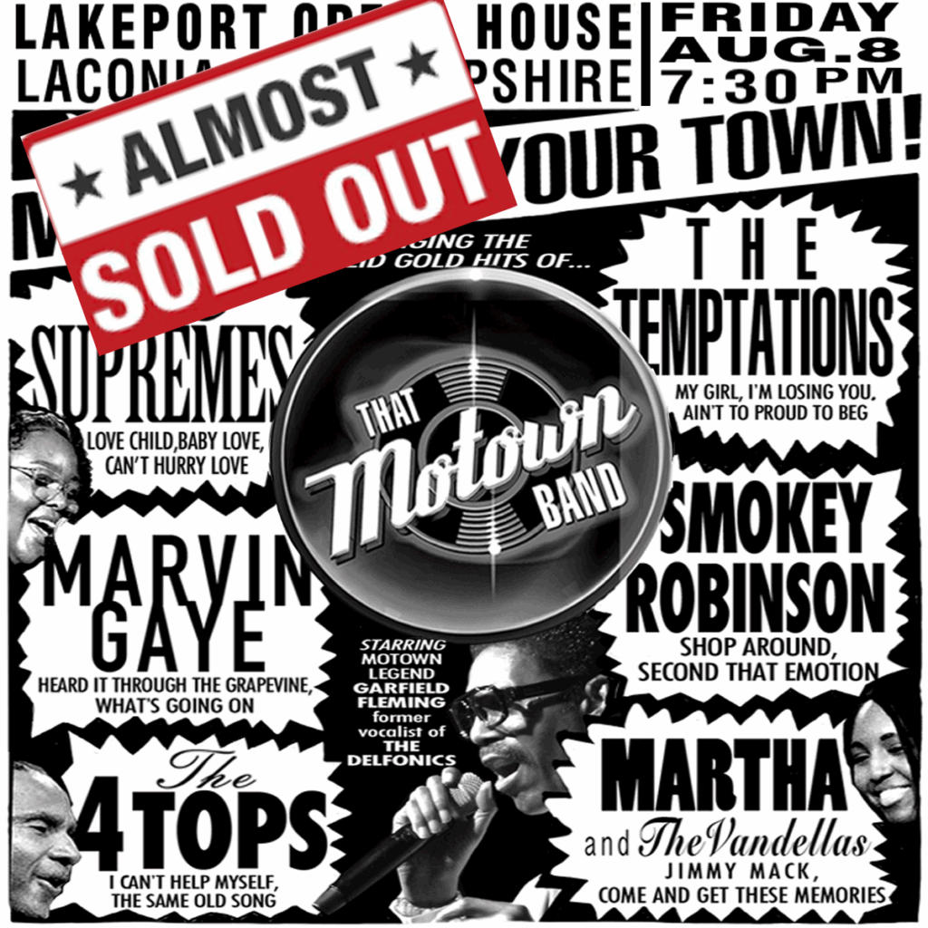 That Motown Band- Almost SOLD OUT